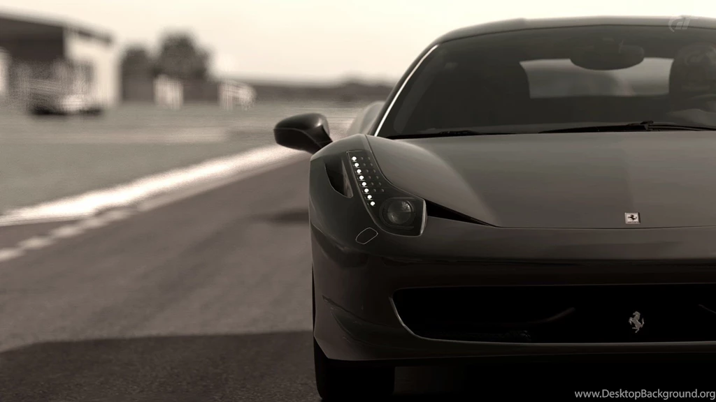 Video Games Cars Grayscale Gran Turismo Ferrari 458 Italia ...