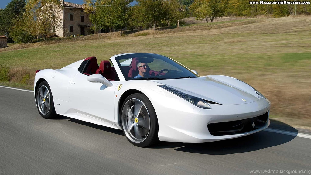 Ferrari 458 Italia White Interior Image