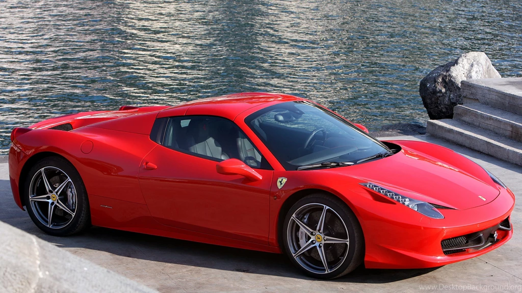 Download Wallpapers 3840x2160 Ferrari, 458 Italia, Spider, Red ...