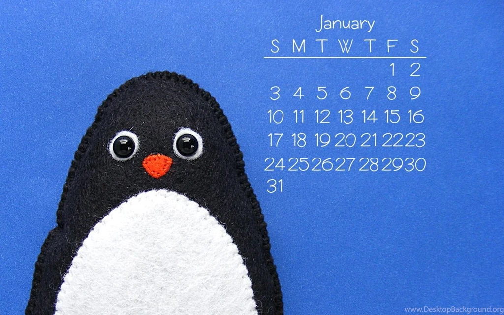 Happy January! Free Penguin Desktop Wallpapers For The Month ...