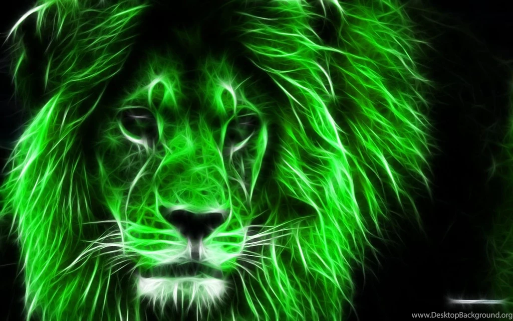 1280x800px 3d Wallpapers Green Tiger