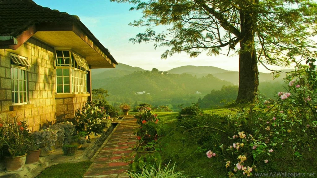 Wallpapers Desk : Cottage Garden Wallpaper, Cottage Garden ...