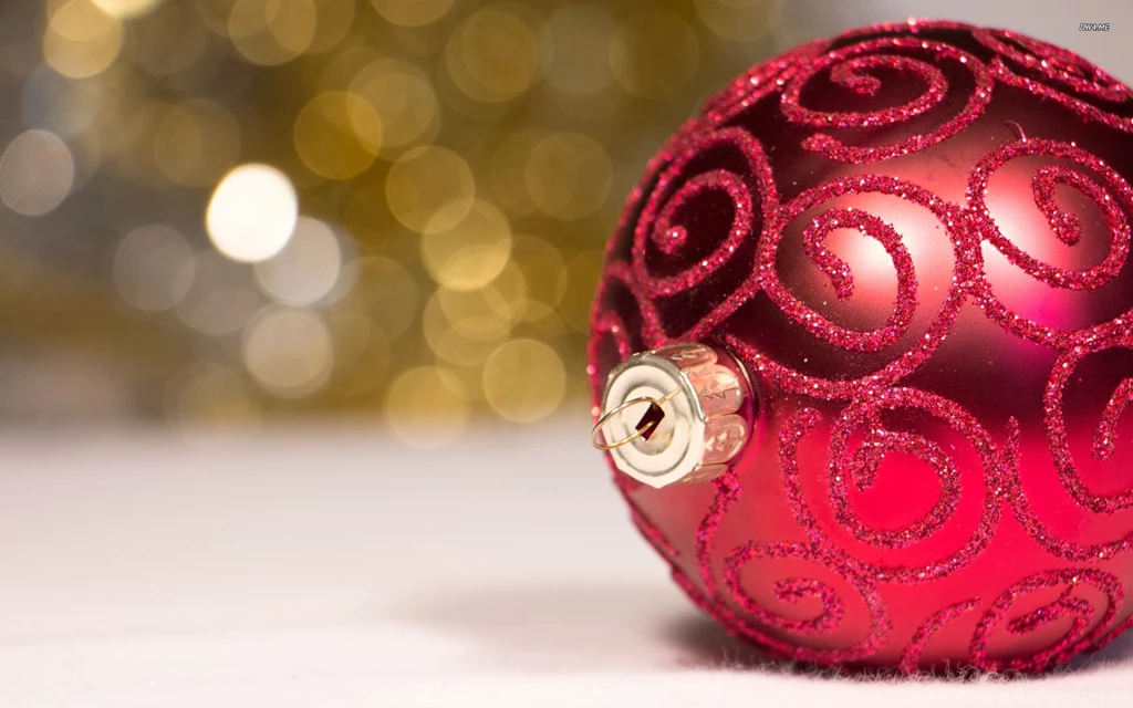 Elegant Christmas Ornament Wallpapers Holiday Wallpapers