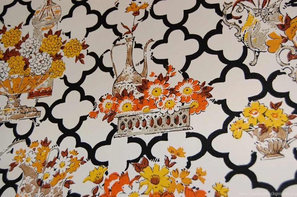 Amazing Full Roll 70s Retro Kitsch Wallpapers By HoneyandBumble