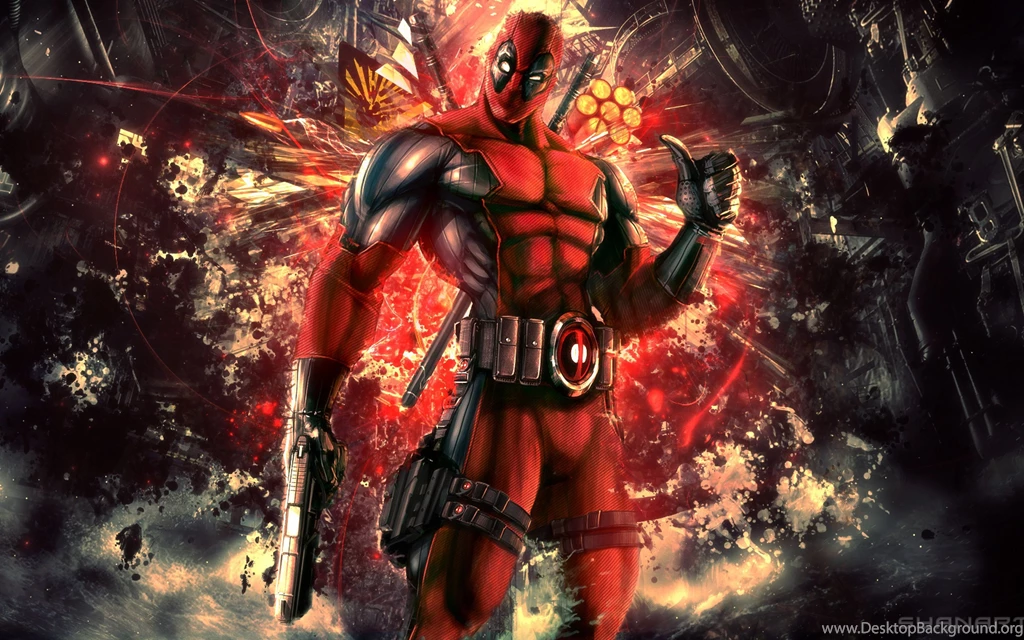 Download Wallpapers 3840x2400 Deadpool, Abstract, Mercenary, Anti ...