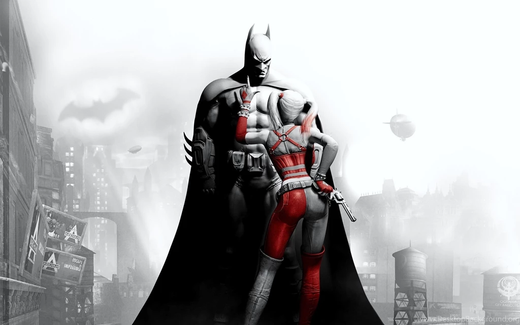Wallpapers Batman Heroes Comics Batman Hero Harley Quinn Hero ...