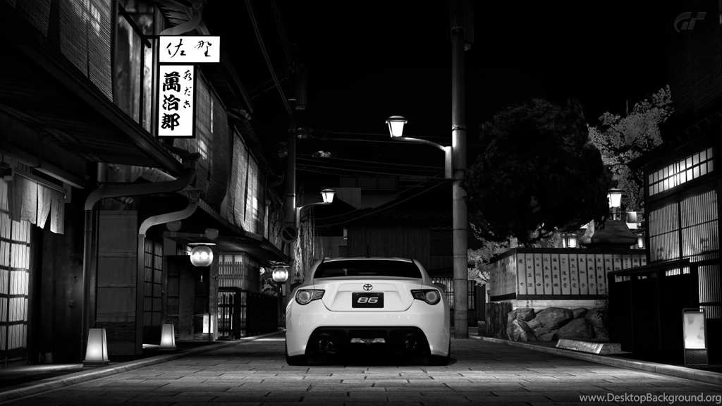 Black And White, Cars, Toyota, Monochrome, Back View, Vehicles ...