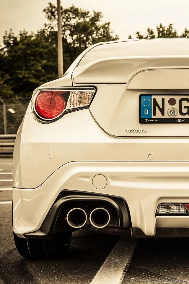 Download Dotz Shift Toyota GT86 Back Wallpapers For iPhone 4
