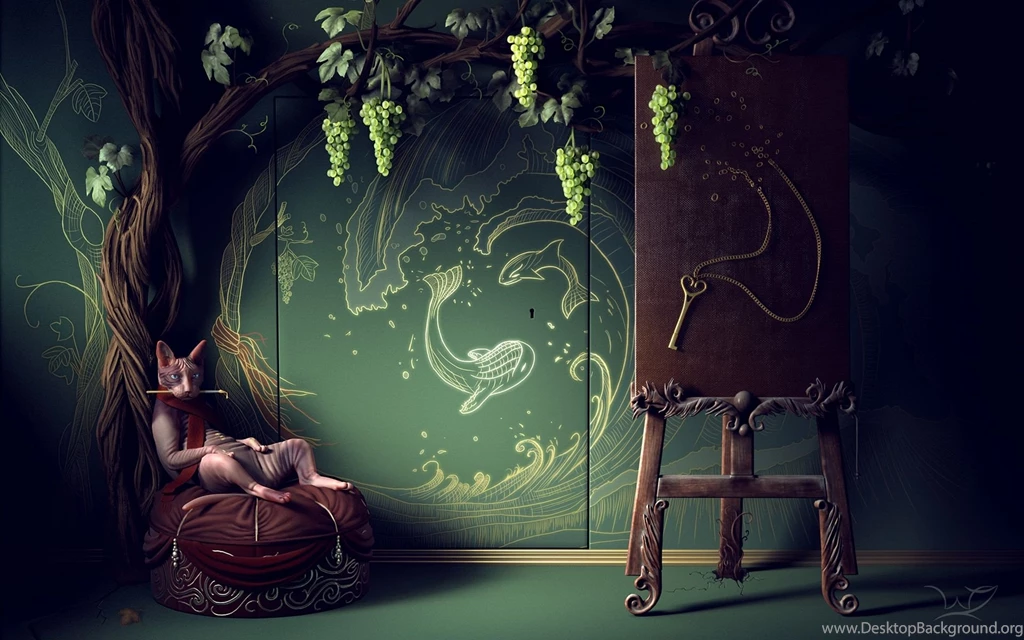 Cat Artist Wallpapers And Images Wallpapers, Pictures, Photos