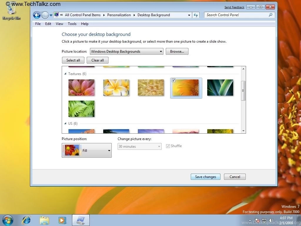Change Desktop Background, Screen Saver, Window Colors And Sound ...