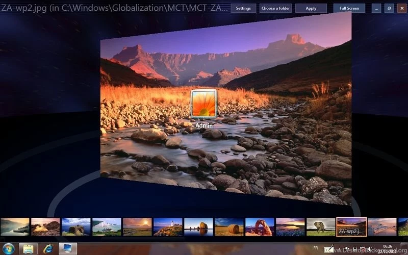 Windows 7 Logon Backgrounds Changer
