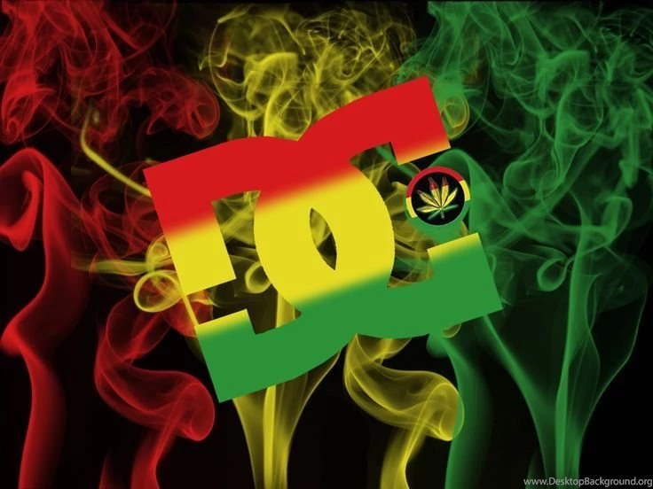 DC Shoes Rasta Logo In Black Wallpapers HD Desktop High Quality ...