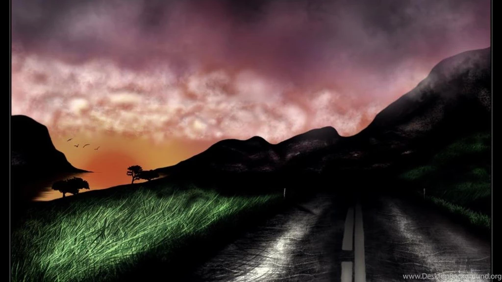 Dark Road Wallpapers   (