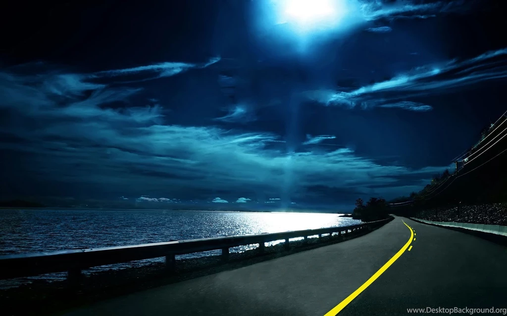 Dark Cloudy Night HD Wallpaper Road Image Beautiful Picture.jpeg