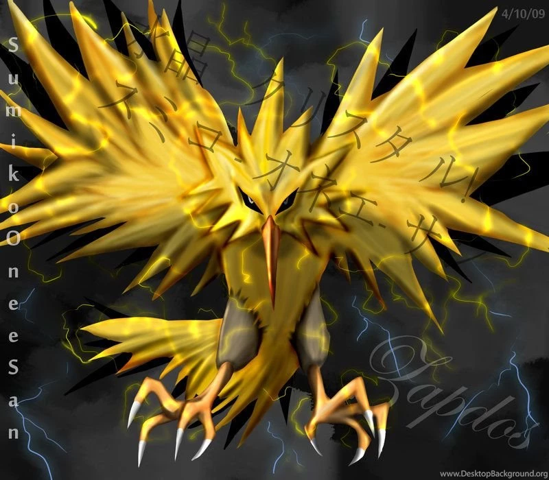 Zapdos Bringer Of Lighting By SumikoOneeSan On DeviantArt