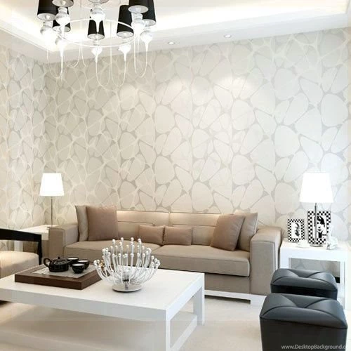 Modern Wall Paper 3D Non Woven White Yellow Bird Nest Wallpapers ...
