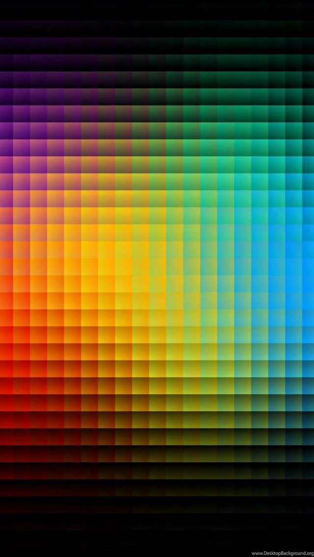 Colorful Pixels iPhone 5s Wallpapers Download