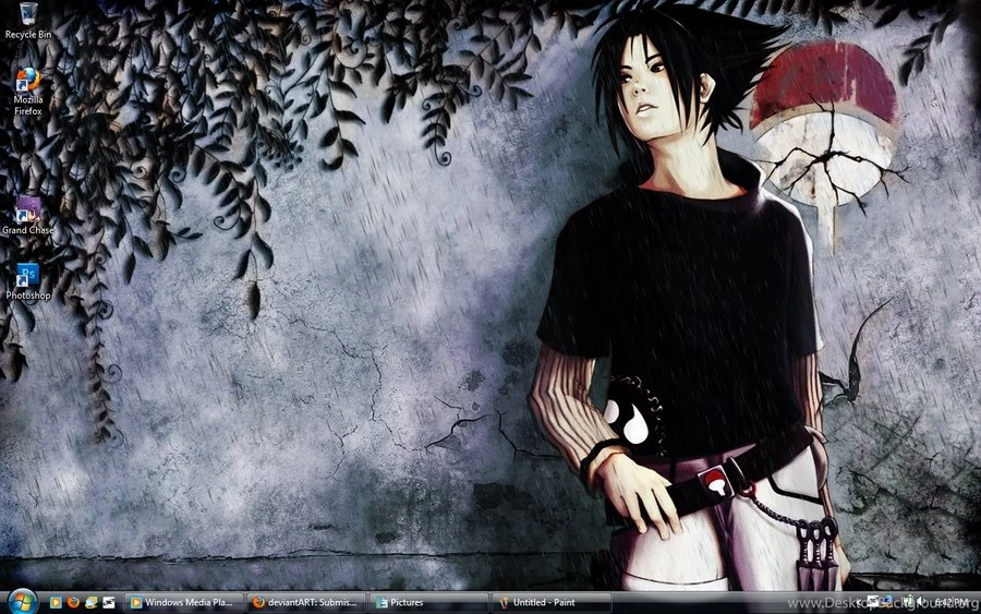 Sasuke Desktop By FoxXecho On DeviantArt