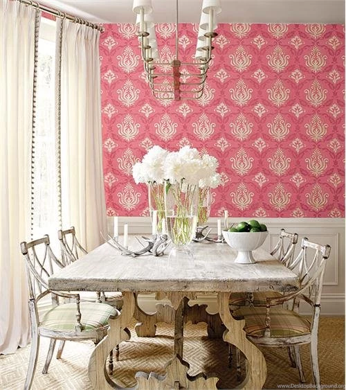 Symphony Damask Wallpapers From Thibaut