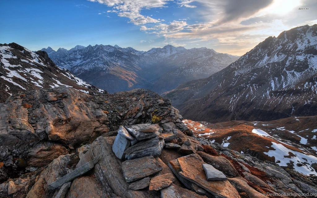 Love Stone On Top Of The High Rocky Mountains Wallpapers Nature ...