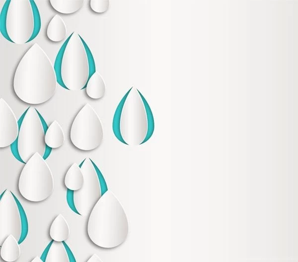 Create A Dimensional Raindrop Desktop Wallpapers Illustration In ...