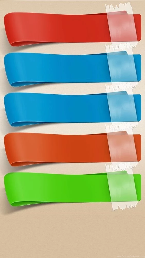 iPhone 5 Ribbon Shelves Colors Homescreen Wallpapers Http://m9.my ...