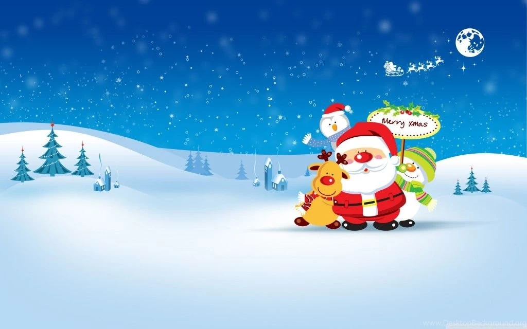 Xmas Backgrounds Snow Desktop HD Merry Christmas And New Year!!!!