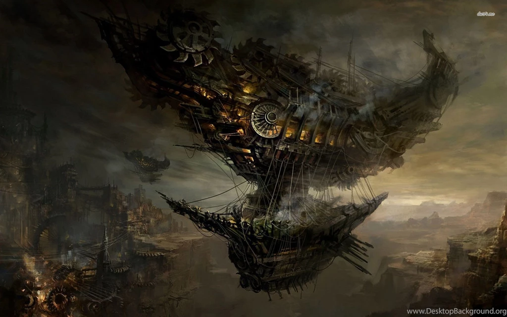 Steampunk Blimp Wallpapers Fantasy Wallpapers