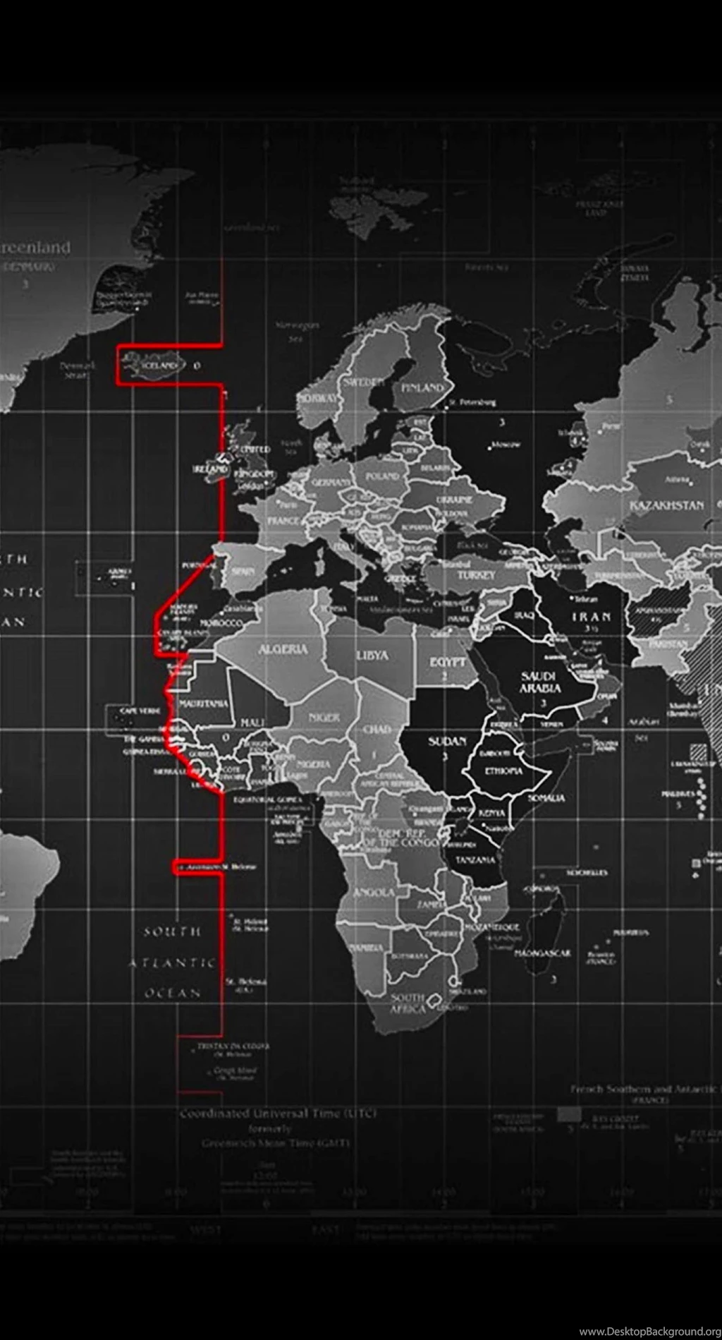 World Black Red Cool