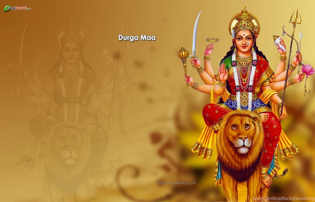 Durga Wallpaper, Hindu Wallpaper, Durga Maa Wallpaper, Yellow ...