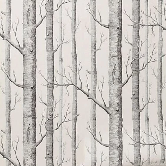 Woodland Wallpaper. A Patterned Wallpapers Makes Such A Bold ...