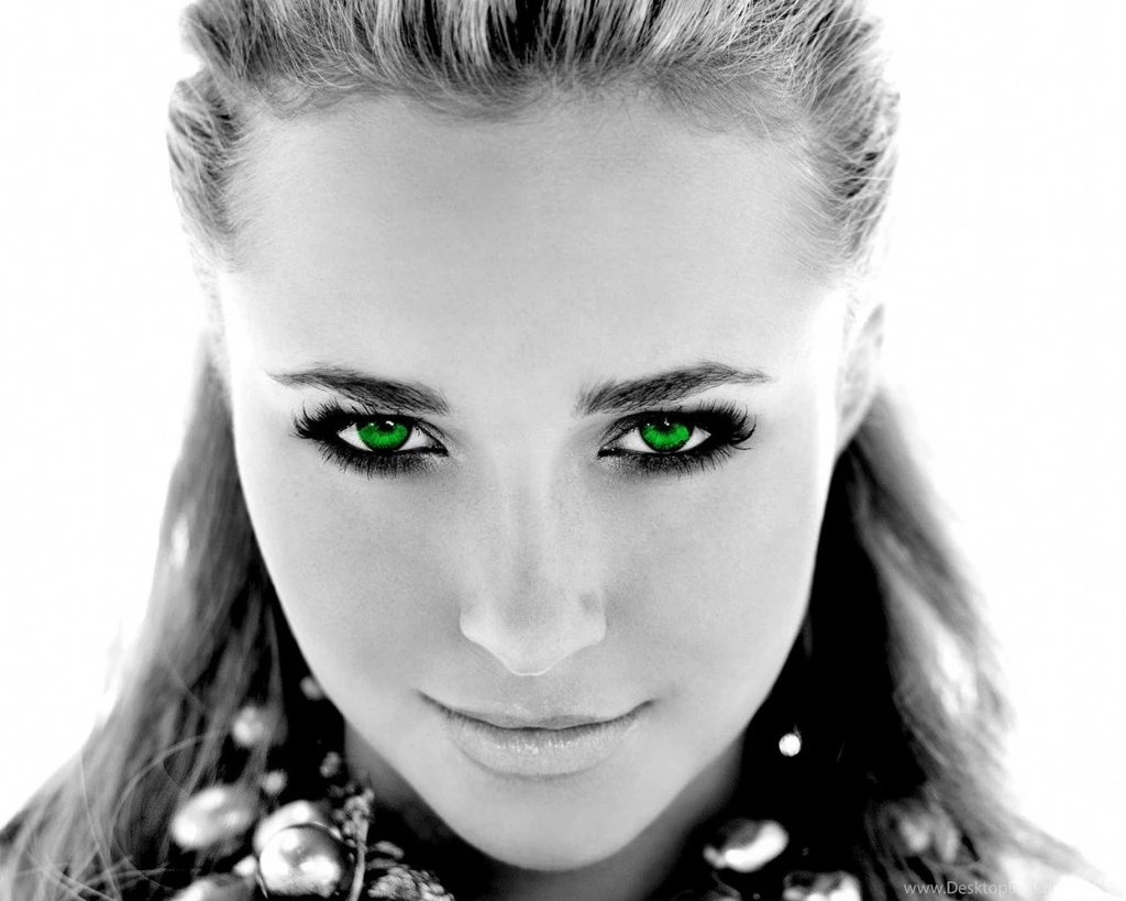 Hayden Panettiere Monochrome Green Eyes Picture Girl Woman ...