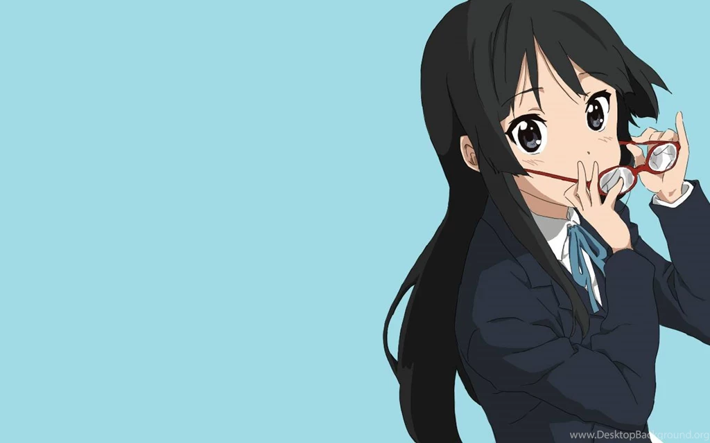 Mio Schoolgirl Outfit K ON!! Wallpapers