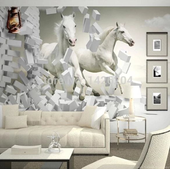 Compare Prices On Horse Wall Paper  Online Shopping/Buy Low Price ...