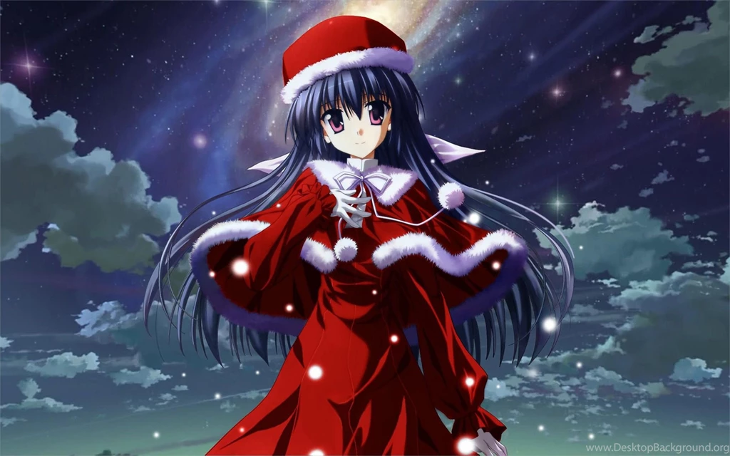 Anime Girl Christmas Awesome HD Wallpapers For Free