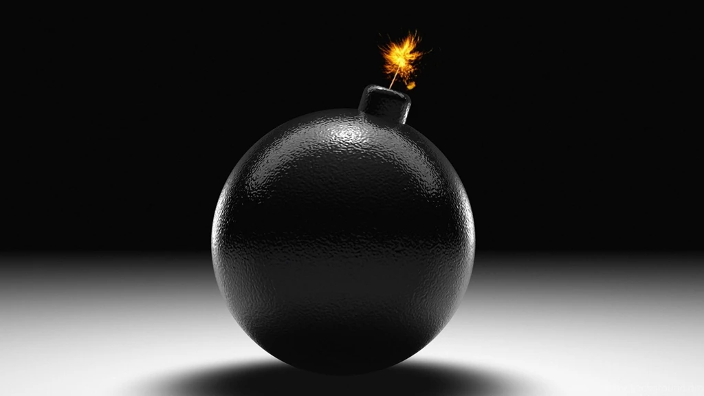 Download Wallpapers 2560x1440 Bomb, Explosion, Black, Light, Orange ...