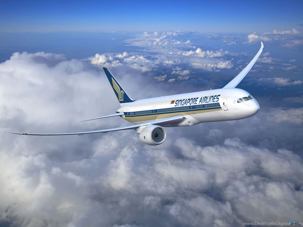 Wallpapers Clouds, Boeing, Singapore Airlines, Boeing 787 ...