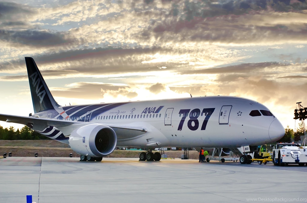 Beautiful Sky Of ANA Of Boeing 787 Dreamliner