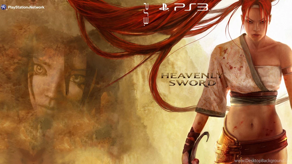 Heavenly Sword Nariko Forests Leaves Redheads Waterfalls Wind