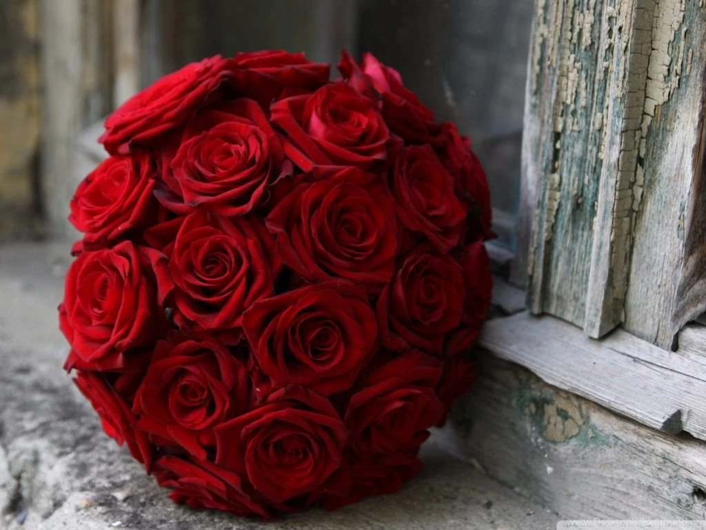 Red Roses Wedding Bouquet HD Desktop Wallpapers : High Definition ...