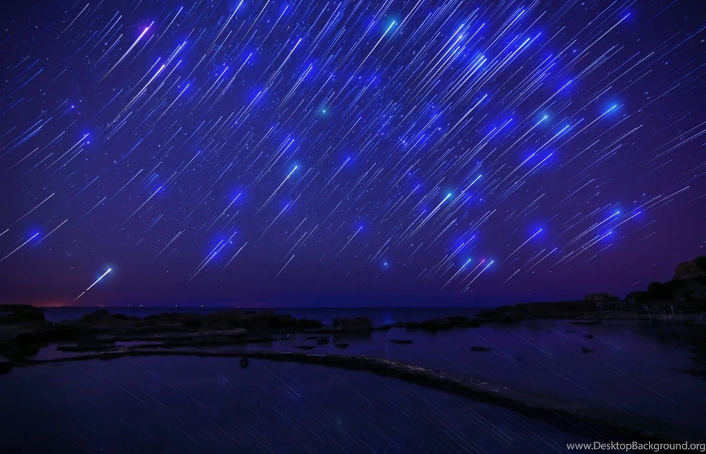 Sky Night Dark Shooting Stars Sea Star Sky Night Starfall Shooting ...