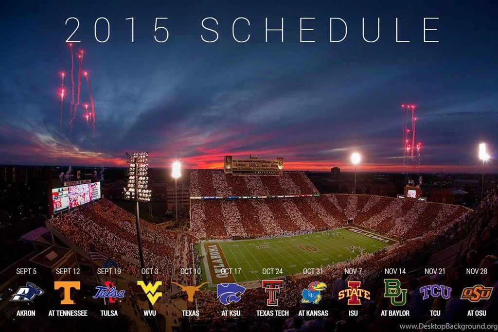 Revealed: 2015 Football Schedule Oklahoma Sooners