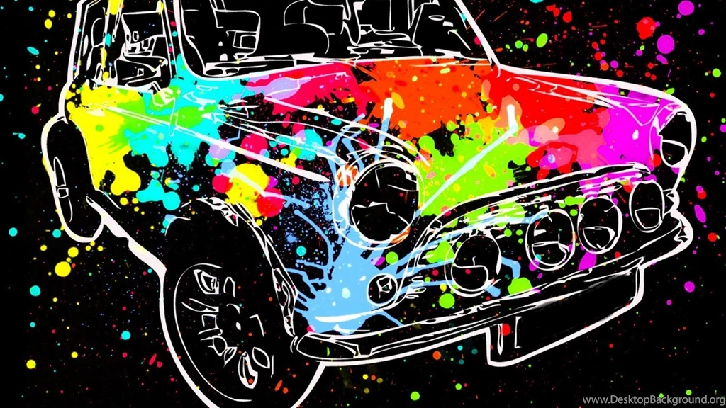 Mini Cooper Vivid Colors HD Wallpapers Wallpapers   (