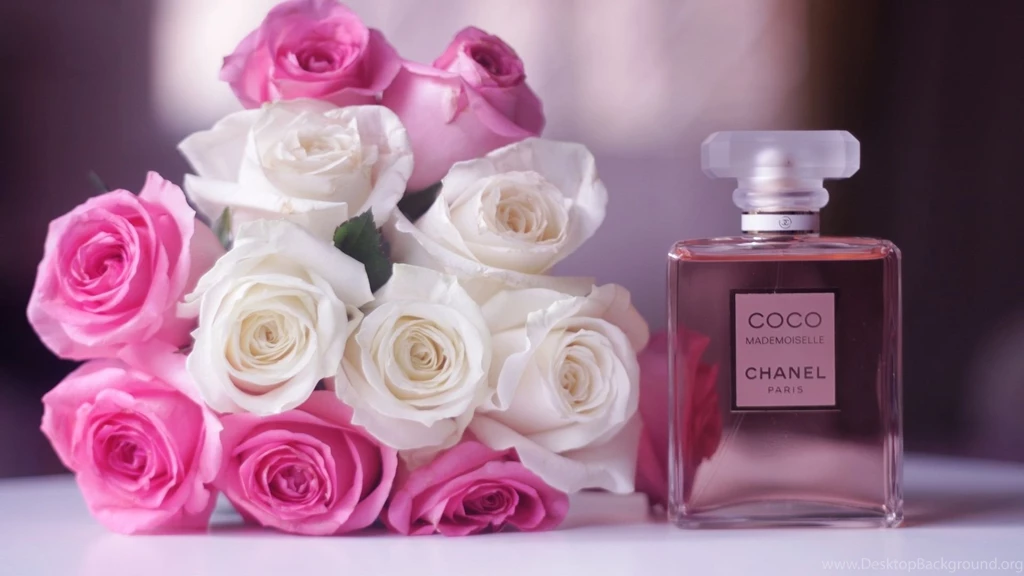 1920x1080 Perfume, Pink, Roses, Chanel Coco Mademoiselle, White ...