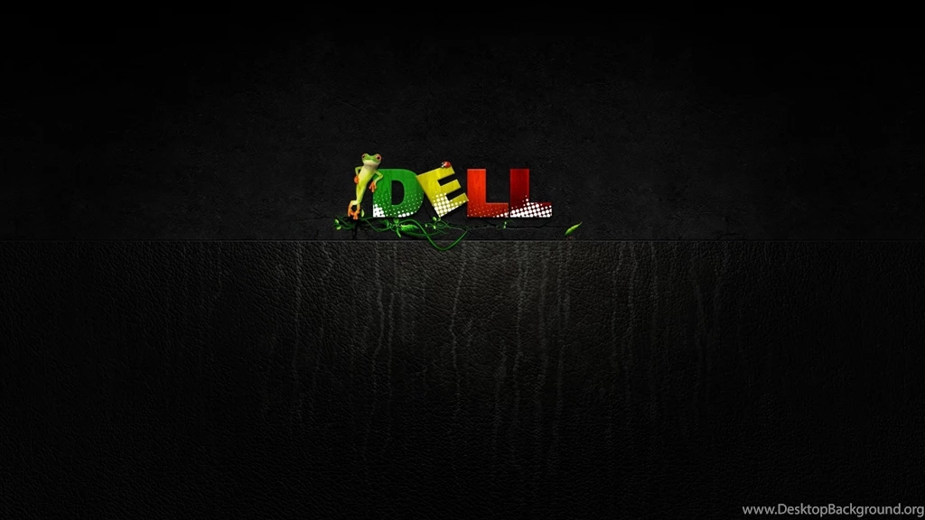 Download Wallpapers 3840x2160 Dell, Company, Computers, Frog, Green ...