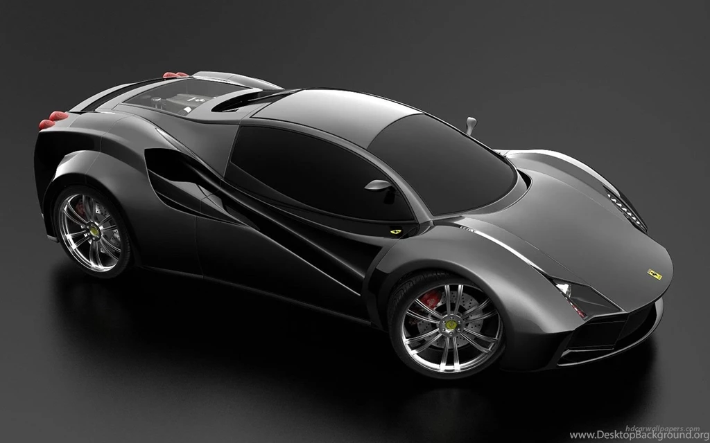 Ferrari Black Concept Wallpapers