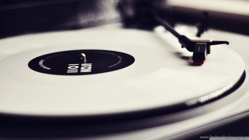 Vinyl Record Player Black And White HD Desktop Wallpapers : High ...