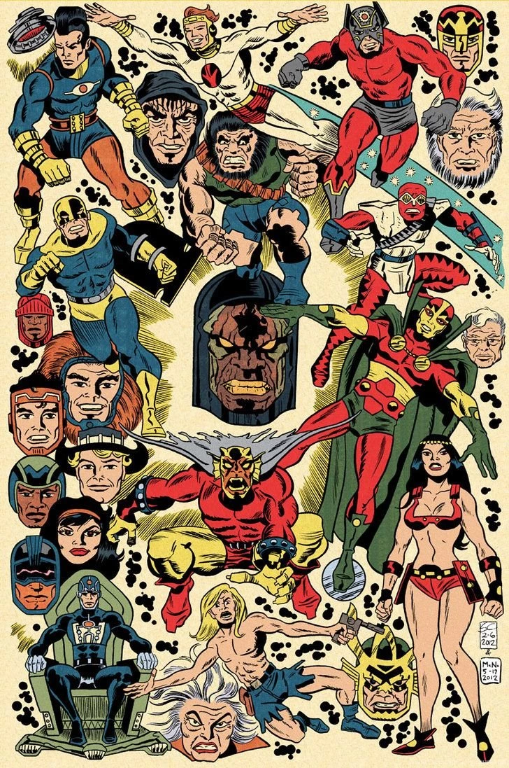 Jack Kirby Tribute Poster By MRNeno On DeviantArt