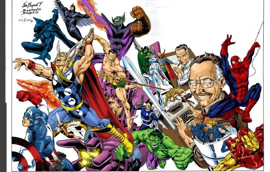 Stan Lee And Jack Kirby color By BrendaFailache On DeviantArt