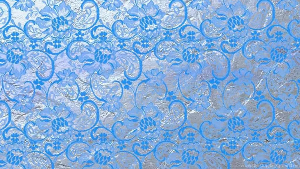 BLUE METALLIC LACE WALLPAPER   (